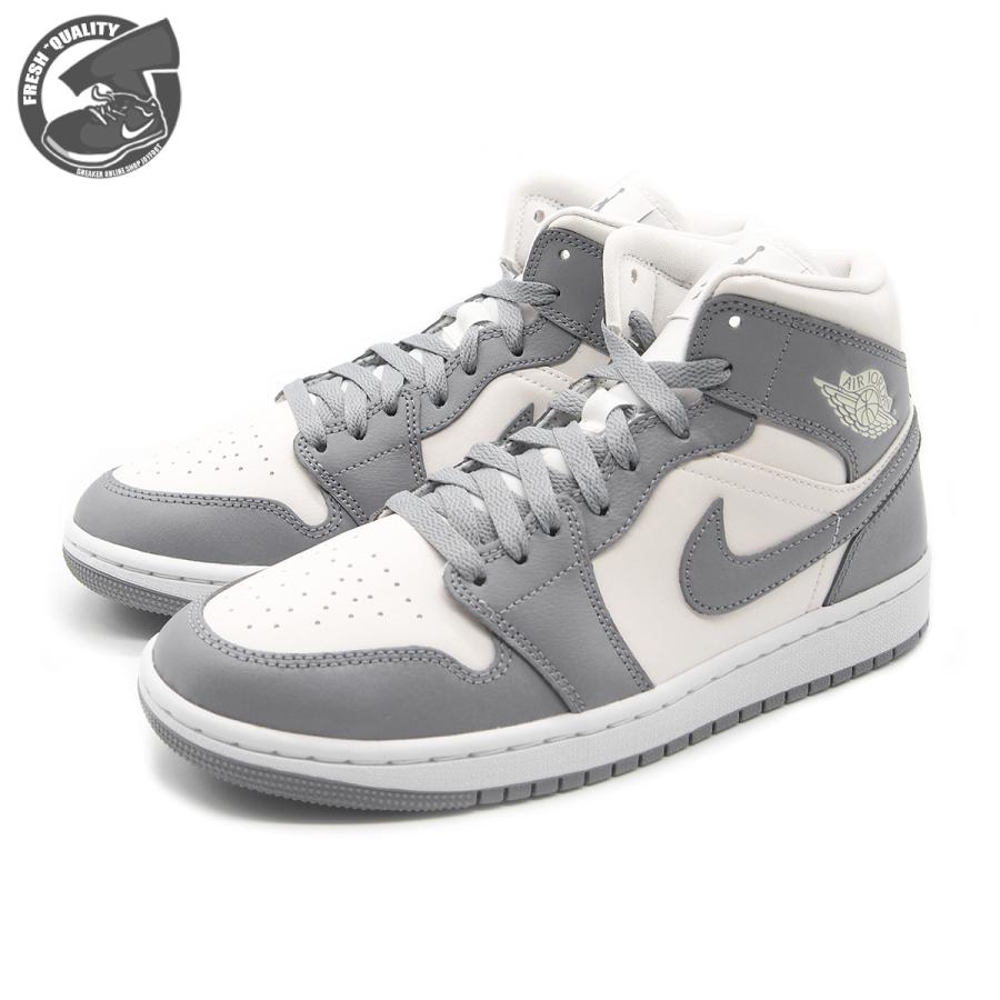 ナイキ ウィメンズ エアジョーダン 1 ミッド セイル/ステルス ホワイト レディース メンズ スニーカー NIKE WMNS AIR JORDAN  1 MID SAIL/STEALTH-WHITE : bq6472-115 : JOYFOOT SNEAKER ONLINE SHOP - 通販 - 