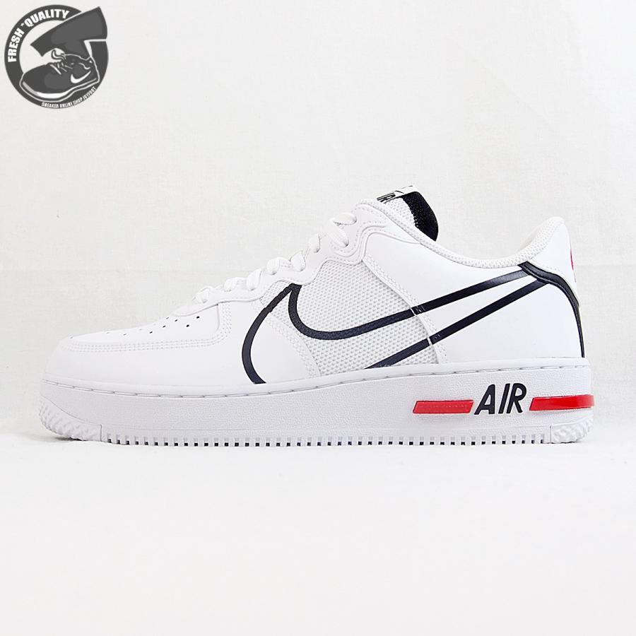 CD4366-100 NIKE AIR FORCE 1 REACT WHITE 