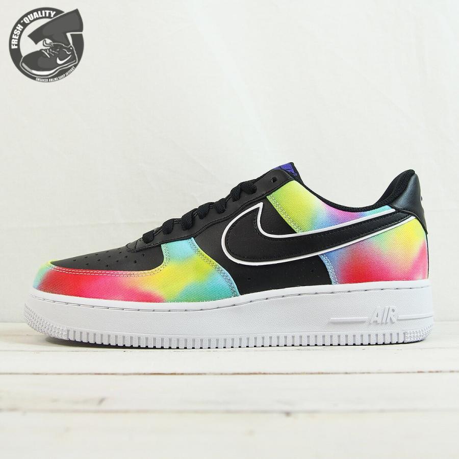 multi colored air force ones
