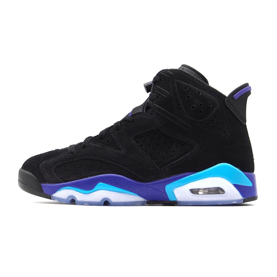 ナイキ エアジョーダン 6 レトロ "アクア" メンズ スニーカー NIKE AIR JORDAN 6 RETRO "AQUA" BLACK/BRIGHT CONCORD-AQUATONE｜joyfoot｜02