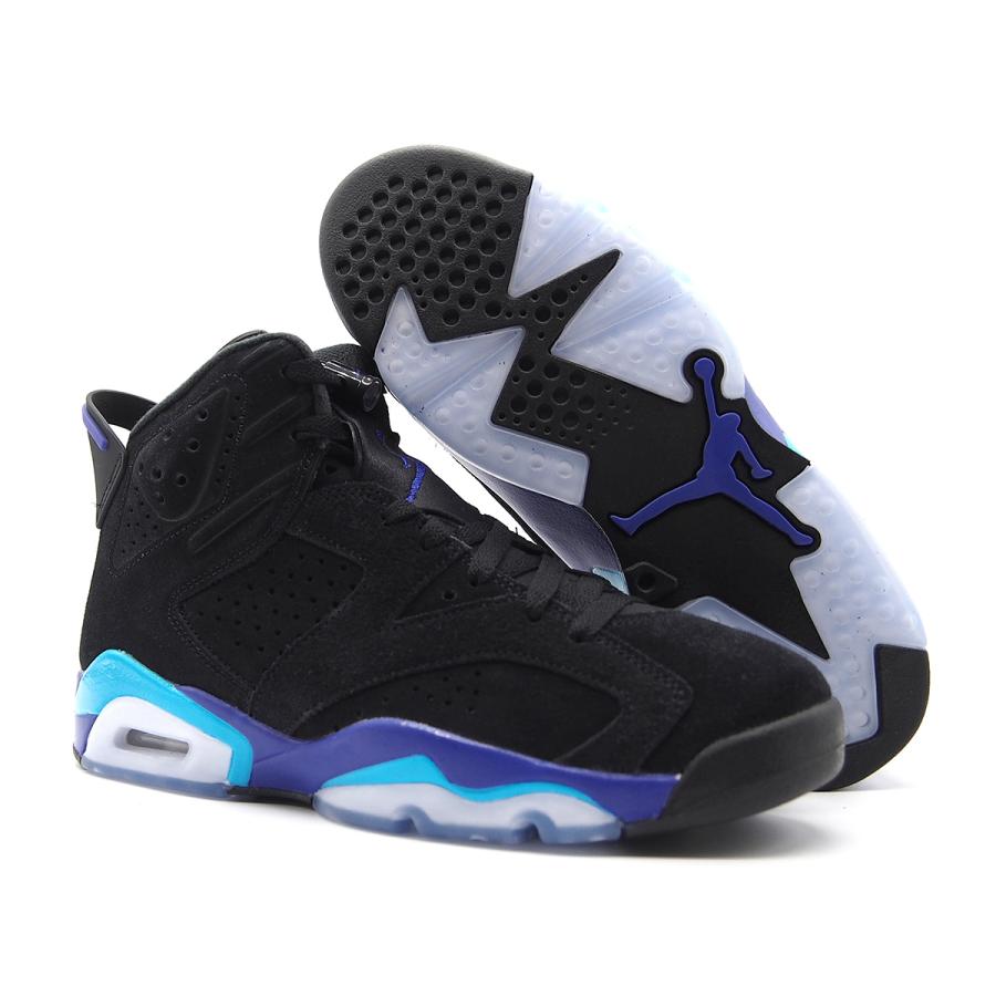 ナイキ エアジョーダン 6 レトロ "アクア" メンズ スニーカー NIKE AIR JORDAN 6 RETRO "AQUA" BLACK/BRIGHT CONCORD-AQUATONE｜joyfoot｜08