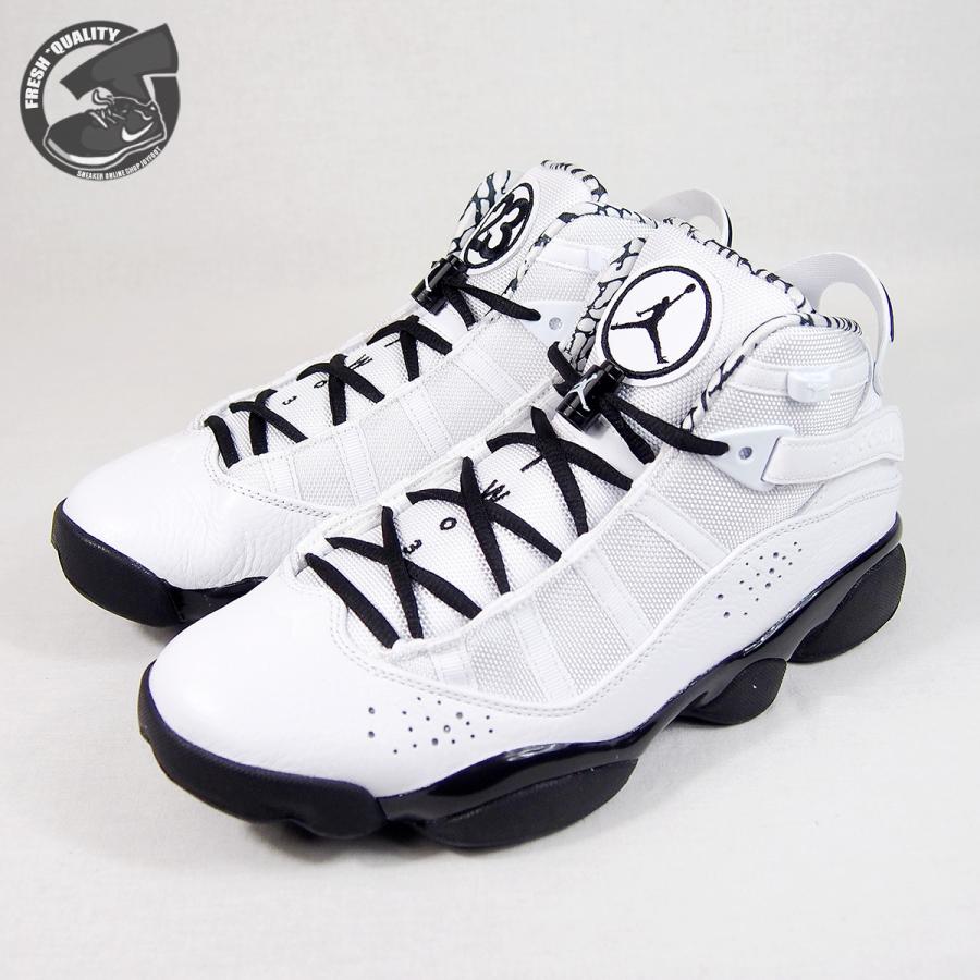 jordan 6 rings black white gold