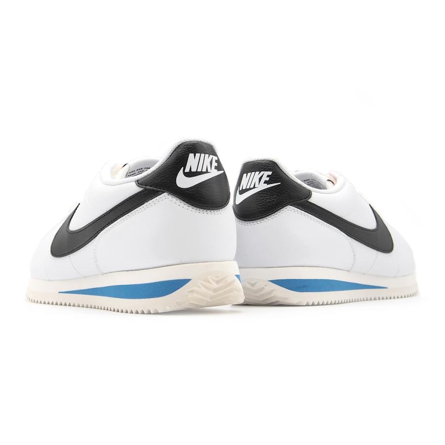 ナイキ コルテッツ ホワイト/ブラック/ライト フォトブルー セイル ブラック NIKE CORTEZ WHITE/BLACK/LT PHOTO BLUE/SAIL BLACK dm4044-100｜joyfoot｜04