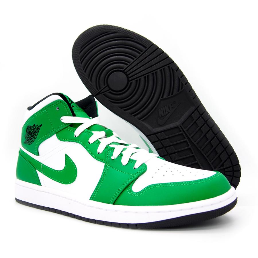 NIKE ナイキ エアジョーダン1 ミッド ラッキーグリーン/ブラック NIKE ナイキ エアジョーダン1 ミッド ラッキーグリーン/ブラック