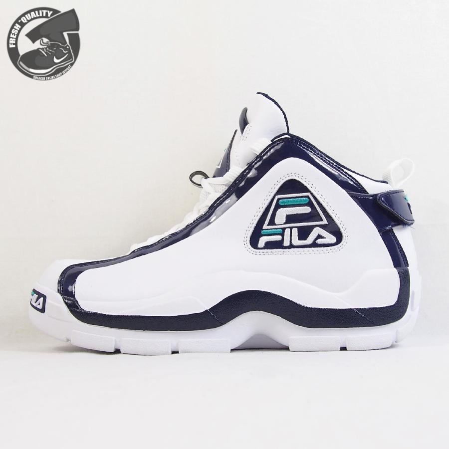 フィラ グラントヒル 2 ホワイト ネイビー グリーン メンズ スニーカー Fila Grant Hill 2 White Navy Green F0313 0143 Joyfoot Sneaker Online Shop 通販 Yahoo ショッピング