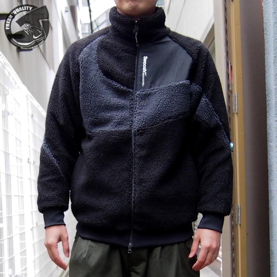 NIKE ナイキ リバーシブル シェルパ ジャケット ブラック AS FZ NIKE ナイキ リバーシブル シェルパ ジャケット ブラック AS FZ