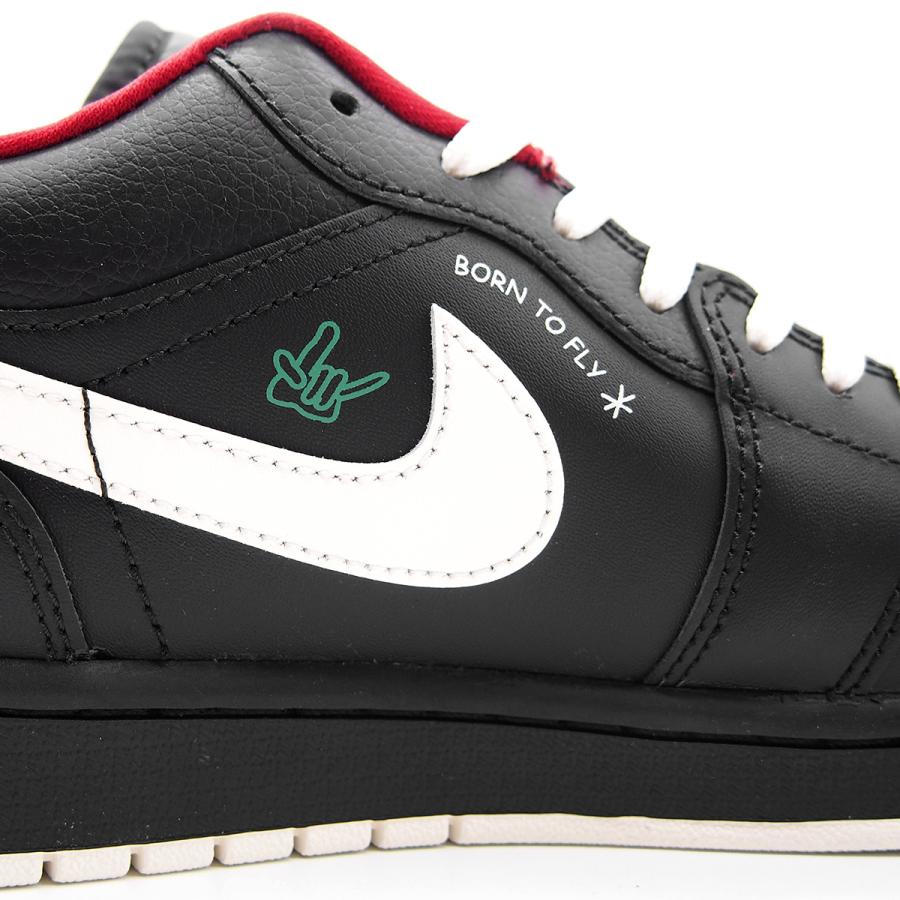 ナイキ エアジョーダン 1 ロー SE NIKE AIR JORDAN 1 LOW SE "BORN TO FLY" BLACK/SAIL-BLACK-SYM RED FJ7073-010｜joyfoot｜09