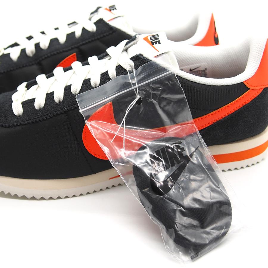 NIKE CORTEZ TXT BLK/SFTY O 国内発送 国内 2025年 6/7 発売】NIKE CORTEZ LEATHER SE “Black/White
