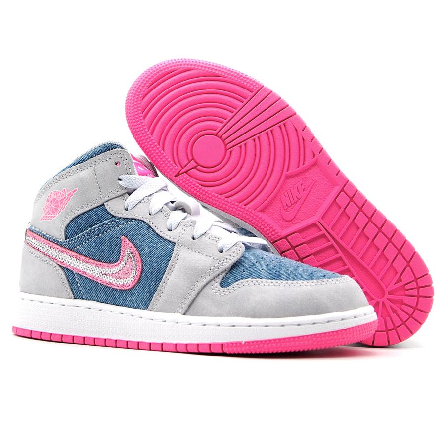 NIKE（ナイキ） 【並行輸入品】ナイキ エア ジョーダン 1 ミッド SE GS