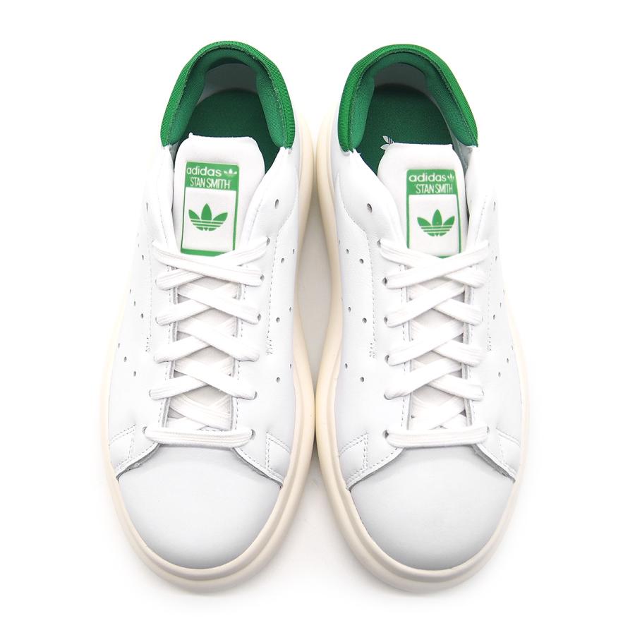 アディダス スタンスミス PF W フットウェアホワイト/オフホワイト/グリーン レディース ADIDAS STAN SMITH PF W FTWWHT/OWHITE/GREEN｜joyfoot｜03