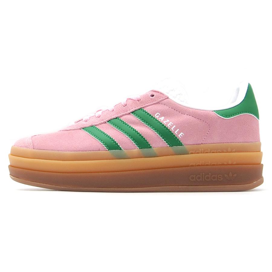 adidas（アディダス） ガゼル ボールド トゥルーピンク/グリーン