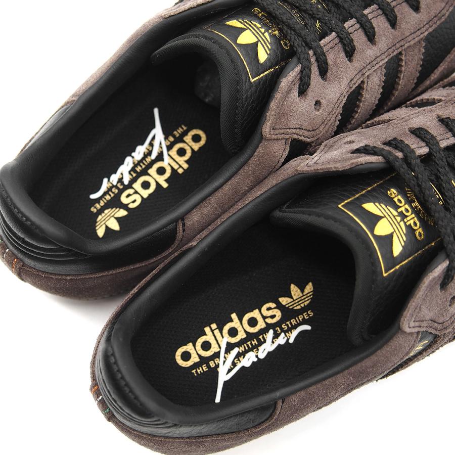 アディダス スケートボーディング サンバ ADV X ケイダー・シィラ ADIDAS SKATEBOARDING SAMBA ADV X KADER CBLACK/BROWN/GUM5 if9235｜joyfoot｜06