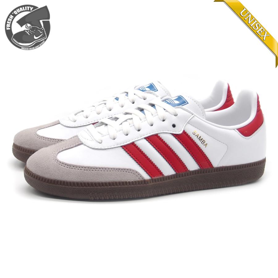 adidas アディダス サンバ OG ホワイト/レッド レディース adidas アディダス サンバ OG ホワイト/レッド レディース