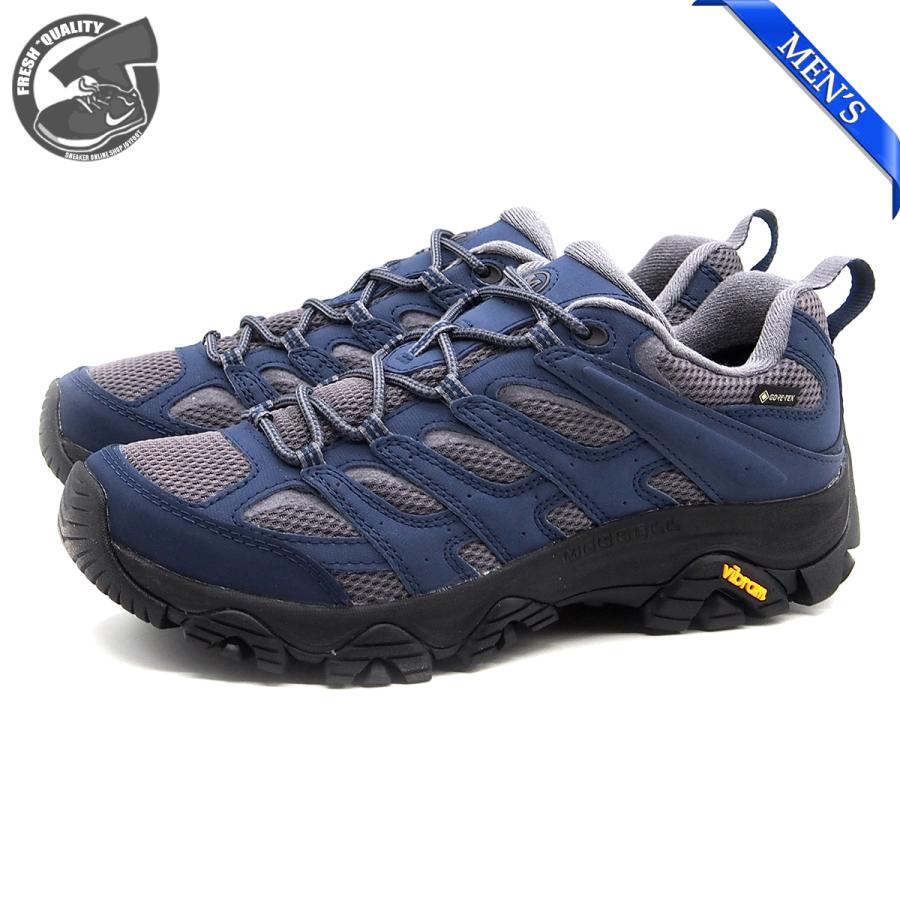 MERRELL モアブ3 シンセティックゴアテックス ブルーグレー MERRELL（メレル） モアブ 3 シンセティック ゴアテックス グレー
