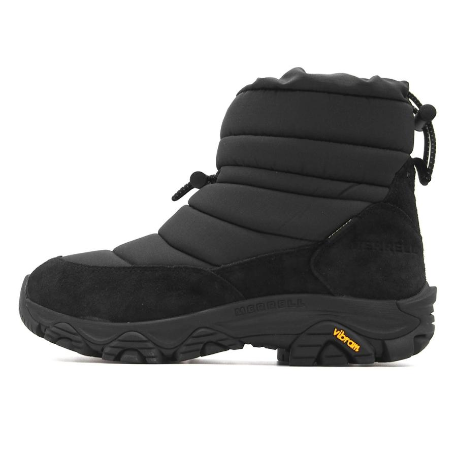 メレル コールドパック 3 ゼロ サーモ トール ウォータープルーフ ブラック メンズ MERRELL COLDPACK 3 ZERO THERMO TALL WATERPROOF BLACK j5006763の画像