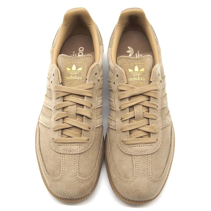 【美品】adidas SAMBA OG 天然皮革 スエード 金ロゴ 人気モデル adidas（アディダス） 【並行輸入品】アディダス サンバ OG ブラウン