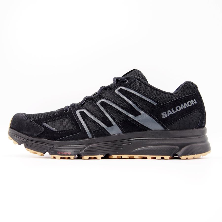 サロモン エックス ミッション 4 スエード ブラック/ガム メンズ スニーカー SALOMON X-MISSION 4 SUEDE l41607100｜joyfoot｜02