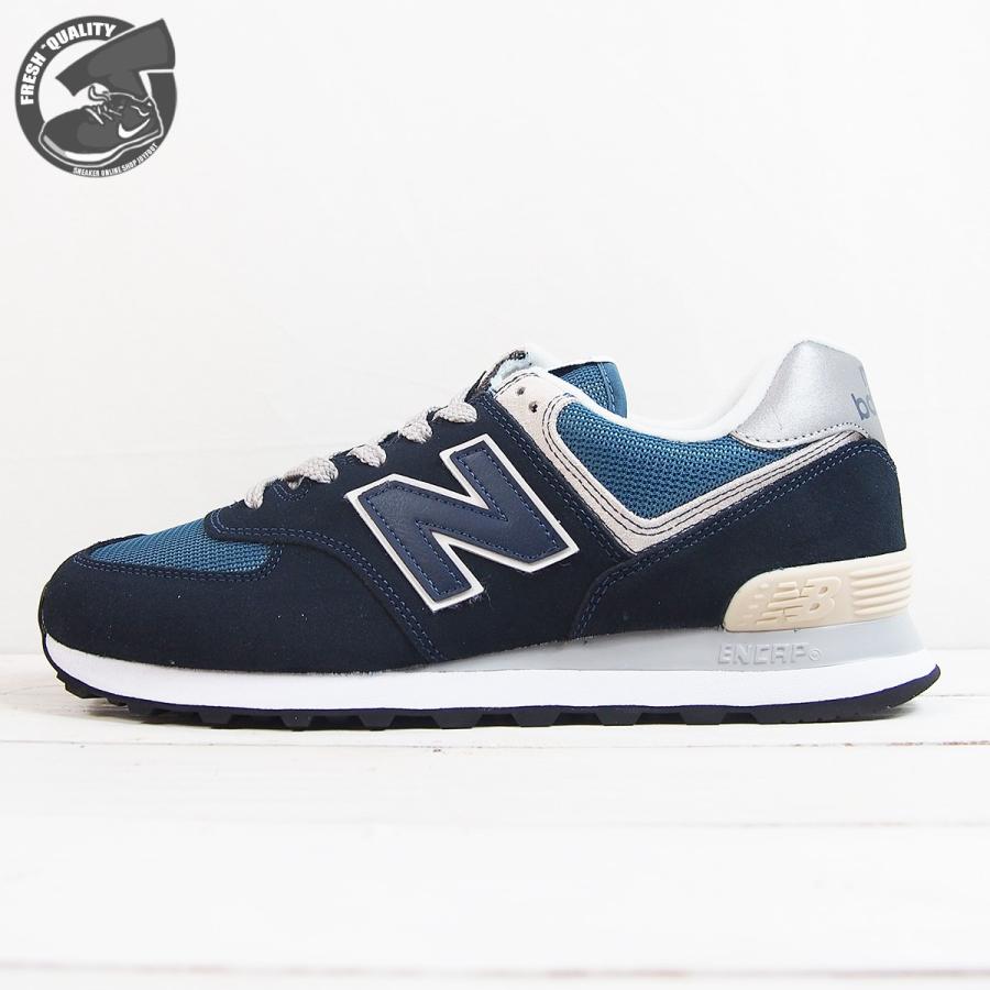 レディース スニーカー ニューバランス 574 ネイビー New Balance Ml574ess Ml574ess W Joyfoot Sneaker Online Shop 通販 Yahoo ショッピング