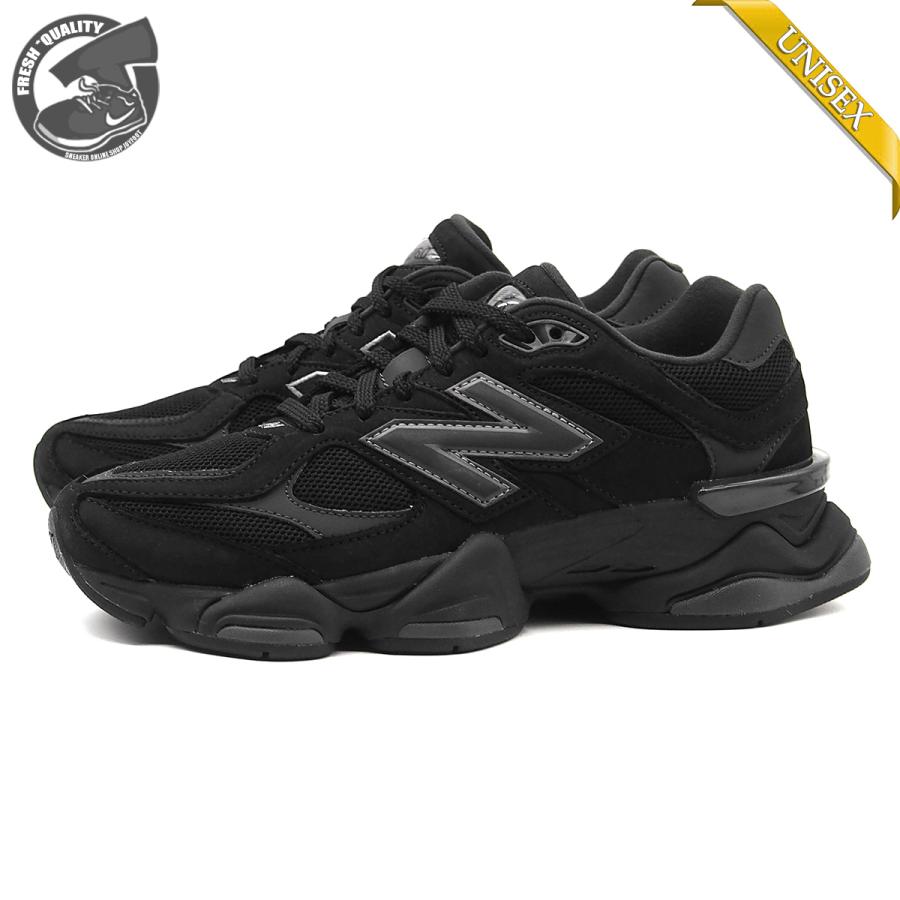 【美品】ニューバランス U9060ZGEオールブラック New Balance U9060ZGE BLACK（ニューバランス U9060ZGE-ブラック