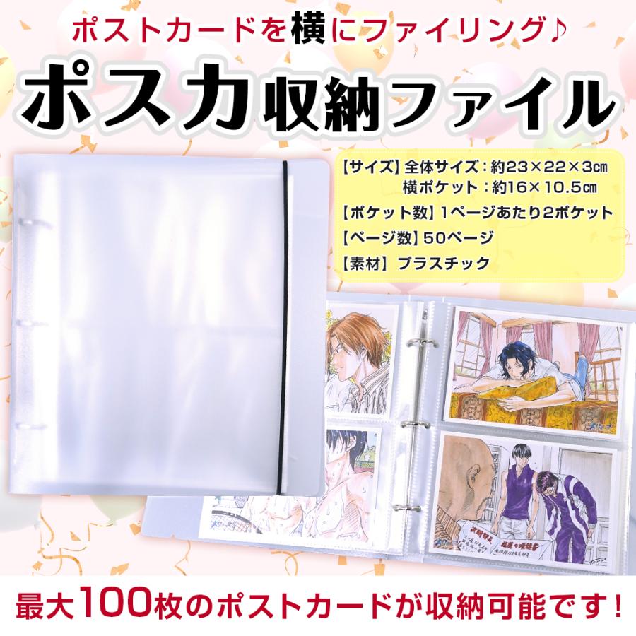 ポイント10倍】 綺麗に収納 ポストカード 専用 収納ファイル はがき