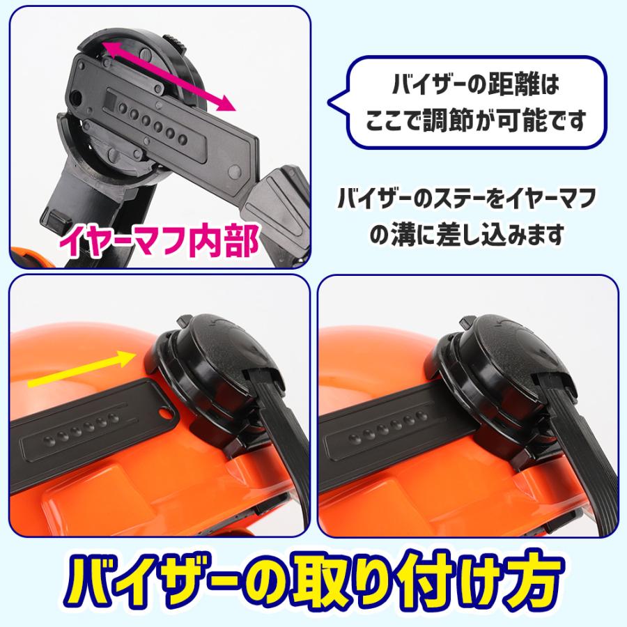 ポイント10倍】ヘルメット メッシュ イヤマフ メッシュバイザー 安全