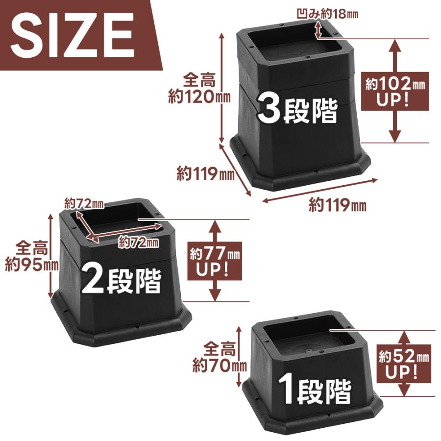 【ちゅん＊】デスク継脚台 楽天市場】【P5倍＆最大2000円券｜マラソン限定】デスク 継ぎ脚 ソファ