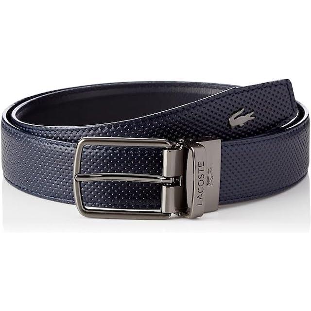 LACOSTE（ラコステ） メンズベルト ピン式 牛革 最大ウエスト約100cm