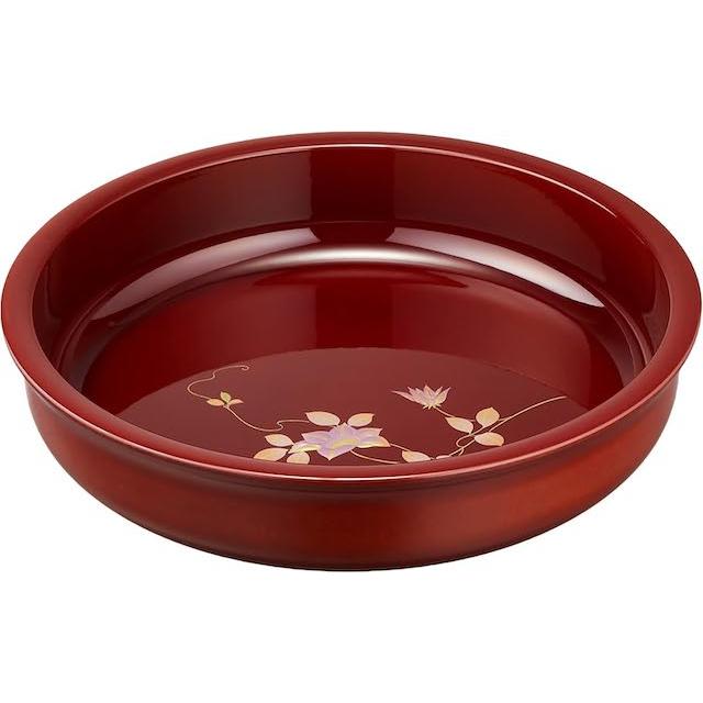 茶菓子入れ お盆 トレー 21cm 日本製 紀州塗 春慶紀の里 7.0菓子鉢
