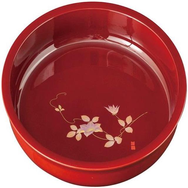 茶菓子入れ お盆 トレー 21cm 日本製 紀州塗 春慶紀の里 7.0菓子鉢