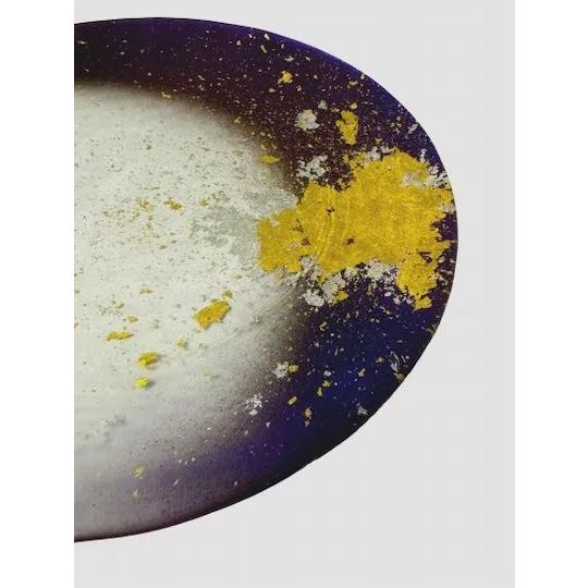 キッチン・食器 YOSHIHIKO FUJII金箔銀箔 漆塗り皿 オードブル皿 盛り