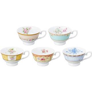 ギフト好適品】5客セット ティーカップ&ソーサー カップソーサー