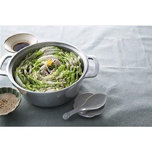 24cm 両手鍋 IH 直火 両用対応 無水調理 万能のお鍋 ハルムスイ KING 600034 ・C6121-596の画像