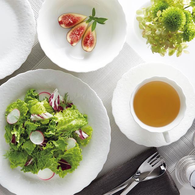 NARUMI】 ボーンチャイナ シルキーホワイト 23cmミート皿 9968 NARUMI