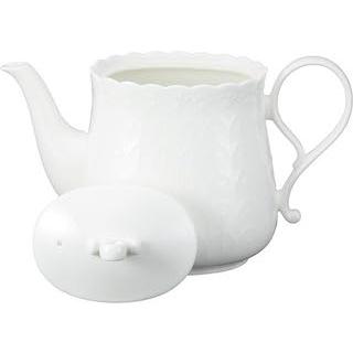 シルキーホワイト ティーポット 730cc 電子レンジ温め 食洗機対応