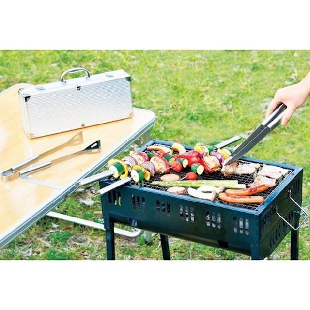 バーベキュー・調理用品 moscokezuru ND ver. mos case SET キャンプ バーベキュセット BBQの達人セット アウトドア キャンプ用品