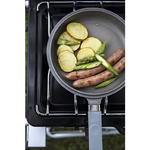 浅鍋・深鍋・ガラス蓋3点セット 無水鍋 16.5cm浅型 IH・直火対応 片手