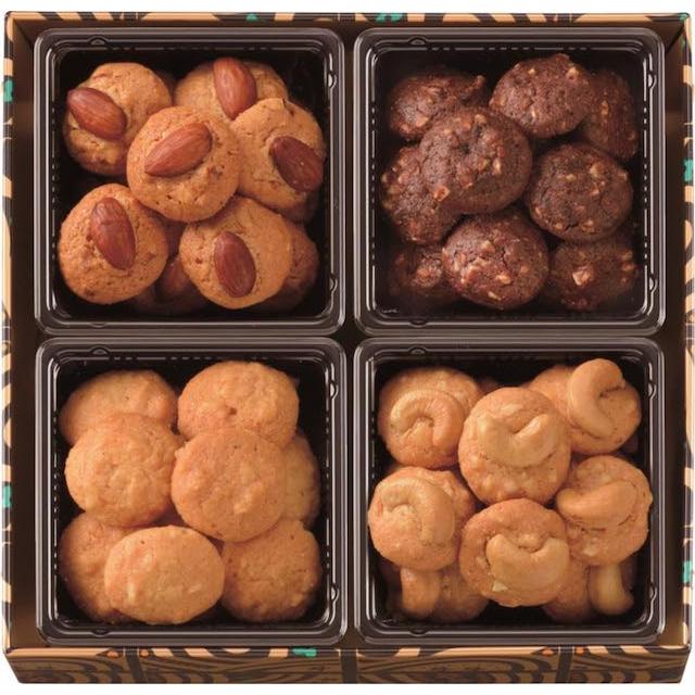 アルカディア 4種類の味 160g入 焼き菓子 ナッツが主役のクッキー