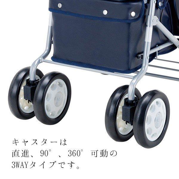 座れる4輪タイプ】シルバーカー ノーブル ボックスタイプ 買い物カート