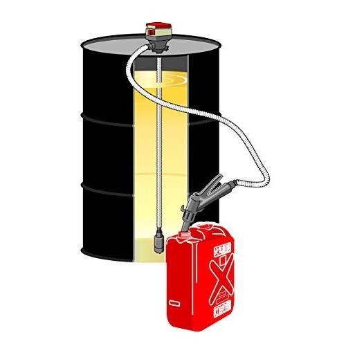 工進（KOSHIN） 灯油ポンプ ラクオート 乾電池式 乾電池式ドラム缶用