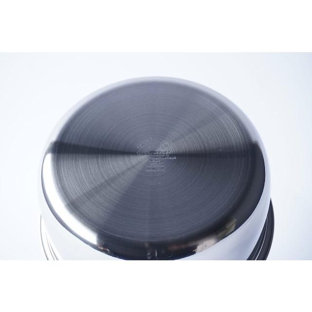 深型両手鍋 21cm ジオプロダクト GEO-21D 宮崎製作所 IH・ガス対応 全面7層構造 日本製 ステンレス鍋 GEO PRODUCT GEO-21Dの画像