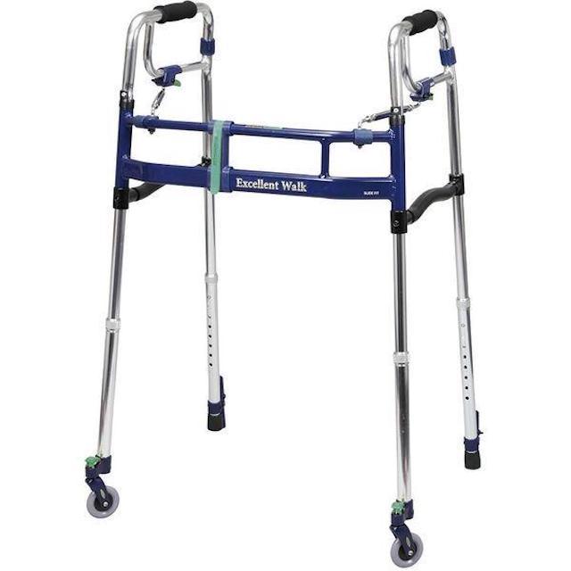 適合身長170〜195cm 超ハイタイプ 歩行器 HTタイプ 前輪キャスター付