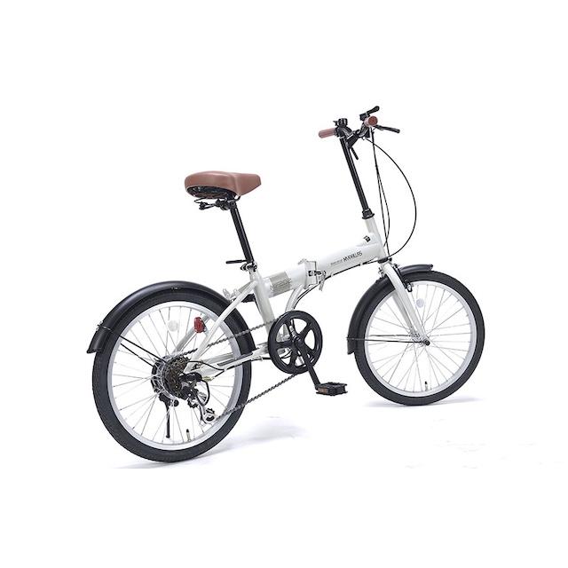 折り畳み自転車 20インチ シマノ6段変速機 街乗り自転車 MyPallas
