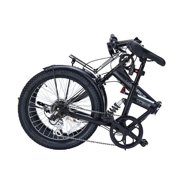 MY PALLAS 折りたたみ自転車 MF208 20インチ 6ギア タイヤ太め 20インチ 太いタイヤ セミファットバイク 備り畳み 自転車 20