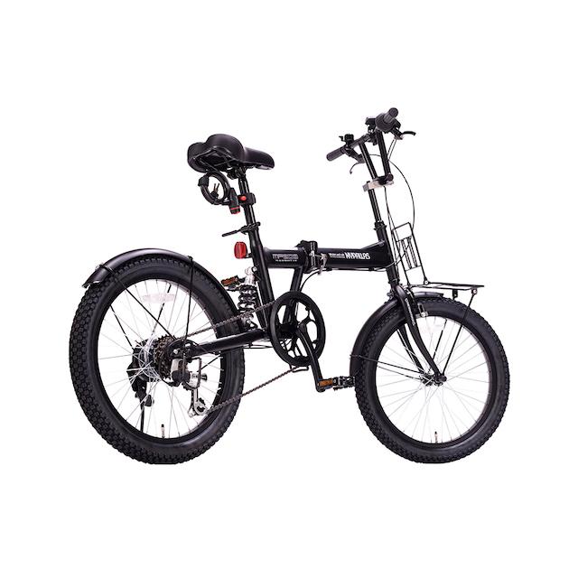 20インチ 太いタイヤ セミファットバイク 備り畳み 自転車 20インチ