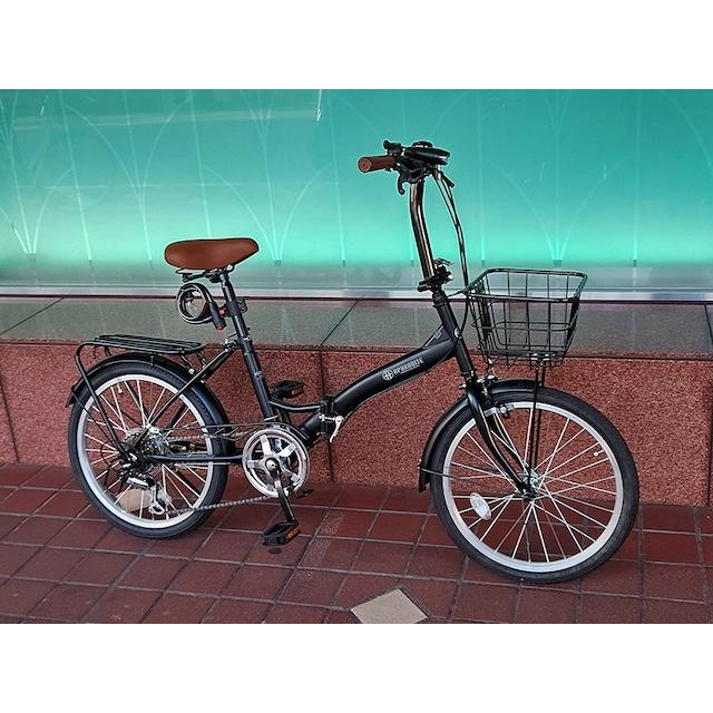 折り畳み 自転車 20インチ 6段変速機