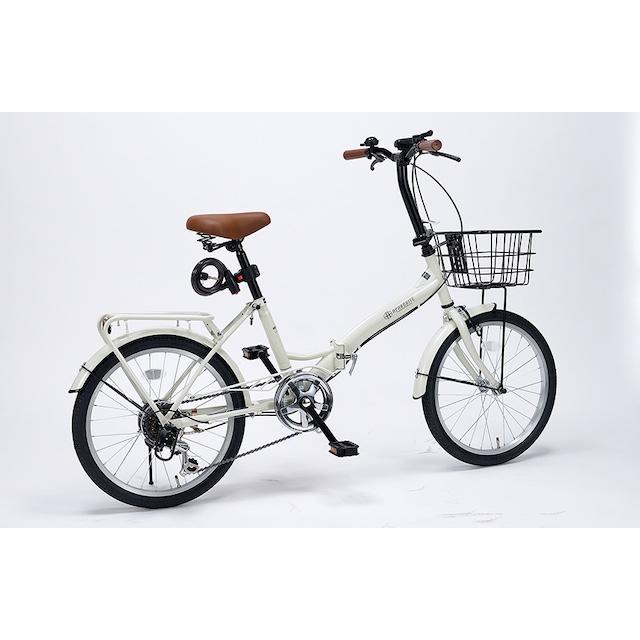 折りたたみ自転車 20インチ シマノ製 6段ギア 折り畳み 自転車 カゴ  