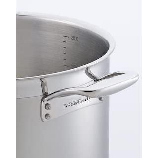 Vita Craft（ビタクラフト） 24.0cm 容量7.7L プロ 半寸胴鍋 やや