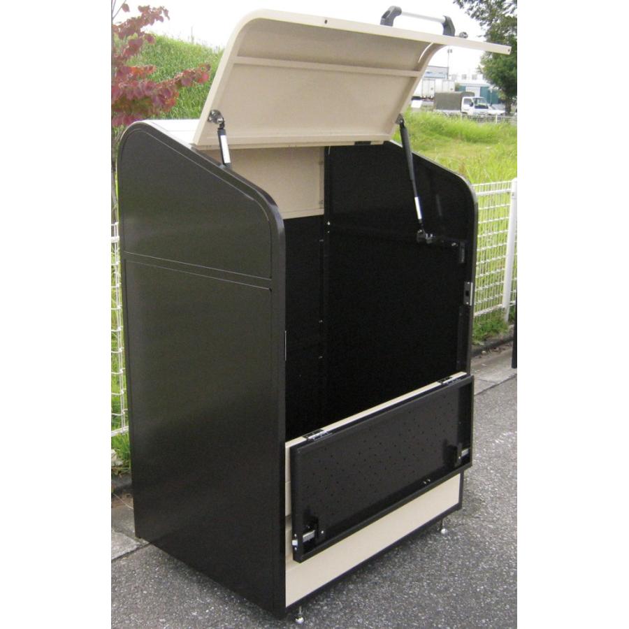容量：600リットル　ゴミステーション　高耐久ゴミBOX　ダストボックス　ゴミ収集庫　コンパクト設計　狭い所でも設置が可能　サンキン物置（ふた式）　SGB-D600