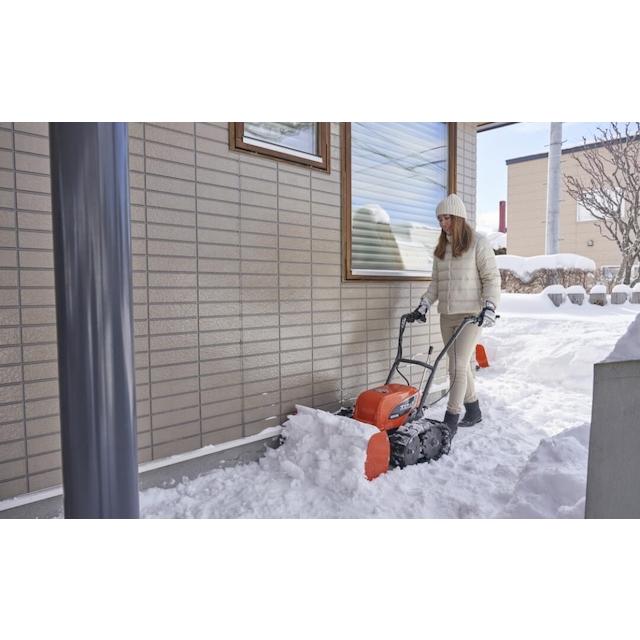 送料無料 充電式ブレード除雪機 ブレード幅60cm コードレス 静音運転