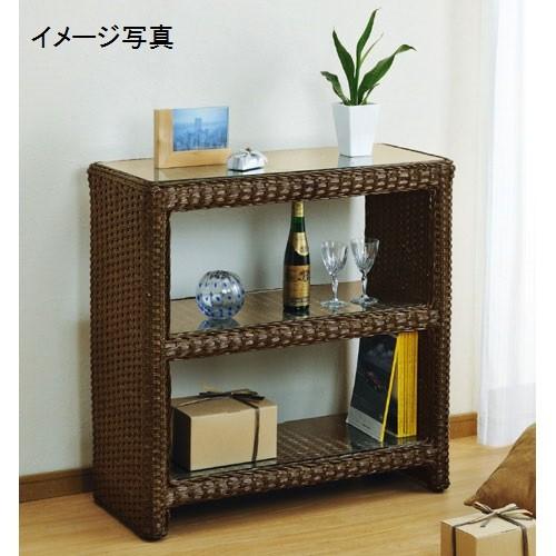 今枝商店 ラック オープンシェルフ 強化ガラス天板 飾り棚 幅80×奥行35